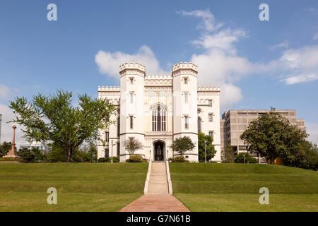 Old State Capitol in Baton Rouge, Louisiana Stock Photo