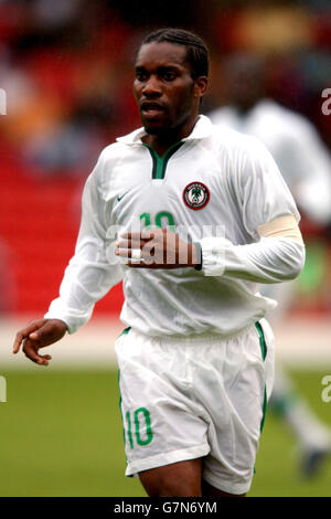 Soccer - International Friendly - Venezuela v Nigeria. Jay Jay Okocha, Nigeria Stock Photo