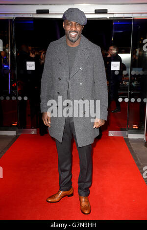 Idris Elba attends the World Premiere of The Gunman at the BFI South Bank, London. PRESS ASSOCIATION Photo. Picture date: Monday February 16, 2015.Photo credit should read: Anthony Devlin/PA Wire Stock Photo