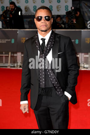 Cuba Gooding, Jr. attends the EE British Academy Film Awards at the Royal Opera House, Bow Street in London. PRESS ASSOCIATION Photo. Picture date: Sunday February 8, 2015. See PA story SHOWBIZ Bafta. Photo credit should read: Dominic Lipinski/PA Wire Stock Photo