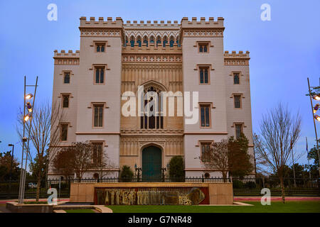 Louisiana Old State Capitol in Baton Rouge USA Stock Photo