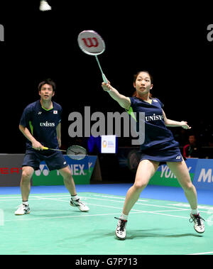 Badminton - 2015 Yonex All England Badminton Championships - Day One - National Indoor Arena Stock Photo