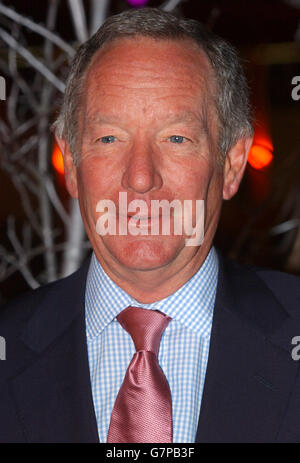 2004 TV Moments Awards - BBC Television Centre. Michael Buerk arrives. Stock Photo