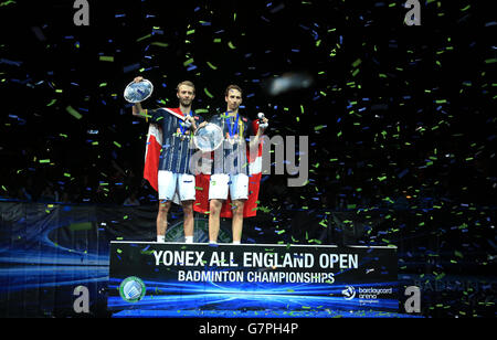 Badminton - 2015 Yonex All England Badminton Championships - Day Five - National Indoor Arena Stock Photo