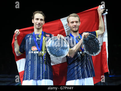 Badminton - 2015 Yonex All England Badminton Championships - Day Five - National Indoor Arena Stock Photo