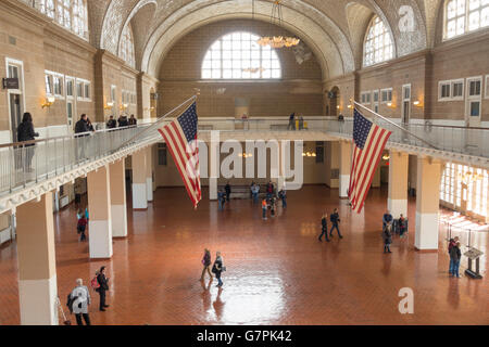 Ellis Island Immigration Museum New York Stock Photo