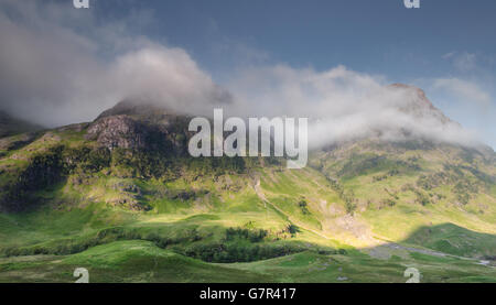 Majestic Glen Coe in the Highlands of Scotland Stock Photo