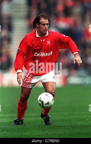 Soccer - FA Carling Premiership - Middlesbrough v Chelsea. Clayton Blackmore, Middlesbrough Stock Photo