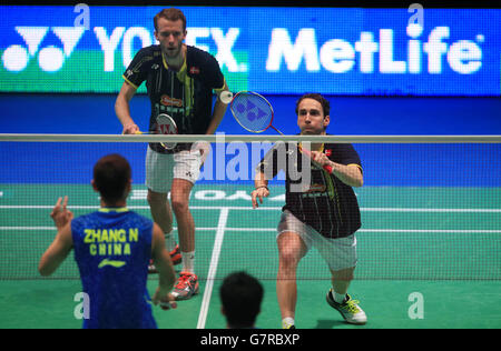 Badminton - 2015 Yonex All England Badminton Championships - Day Five - National Indoor Arena Stock Photo