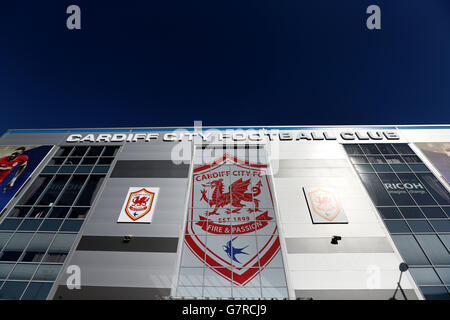 Soccer - Sky Bet Championship - Cardiff City v Charlton Athletic - Cardiff City Stadium. A general view of the Cardiff City Stadium, home of Cardiff City Stock Photo