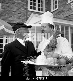 Buildings - Francis Chichester - Reopening of the Master Builder's House Hotel - Buckler's Hard, Beaulieu, Hampshire Stock Photo