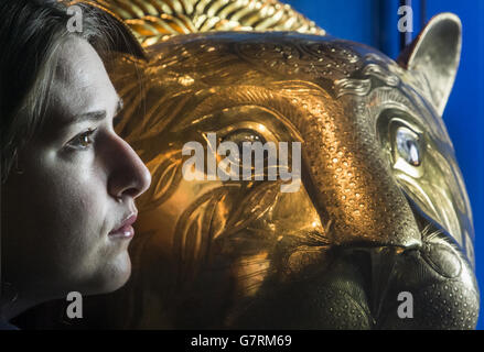 Gold exhibition - Edinburgh Stock Photo