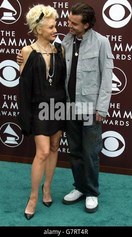 47th Annual Grammy Awards - Staples Center - Los Angeles. Gwen Stefani and Gavin Rossdale. Stock Photo