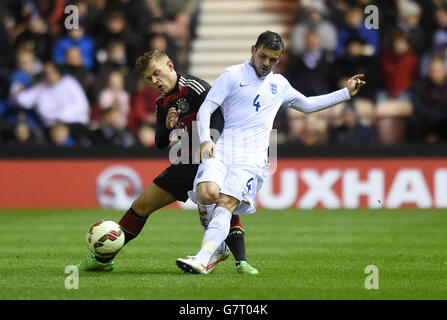 Soccer - Under 21 International - England Under 21's v Germany Under 21's - Riverside Stadium Stock Photo