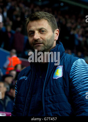 Soccer - Barclays Premier League - Aston Villa v Queens Park Rangers - Villa Park. Aston Villa manager Tim Sherwood Stock Photo