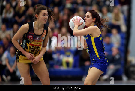 Netball - Superleague - Team Bath v Manchester Thunder - Bath Sports Training Village Stock Photo