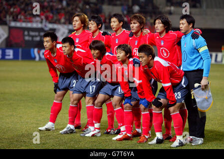 Soccer - International Friendly - South Korea v Egypt - Seoul World Cup Stadium. South Korea, team group Stock Photo