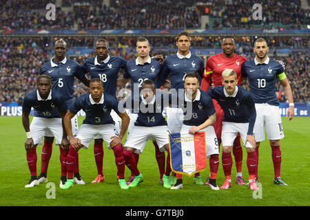 Soccer - International Friendly - France v Brazil - Stade de France. France Team Photo Stock Photo