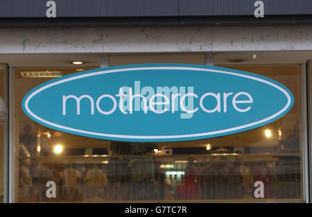 High Street Shops. A Mothercare store on Oxford Street. Stock Photo