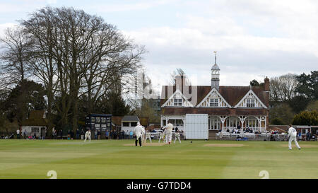 A view of The Parks as Oxford University play Surrey CCC during the Non-First Class 3 Day Match at The Parks, Oxford. Stock Photo