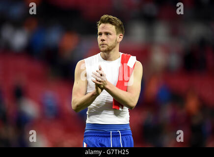 Reading's Chris Gunter after the FA Cup Semi Final match at Wembley Stadium, London. PRESS ASSOCIATION Photo. Picture date: Saturday April 18, 2015. See PA story SOCCER Reading. Photo credit should read: Andrew Matthews/PA Wire. Stock Photo