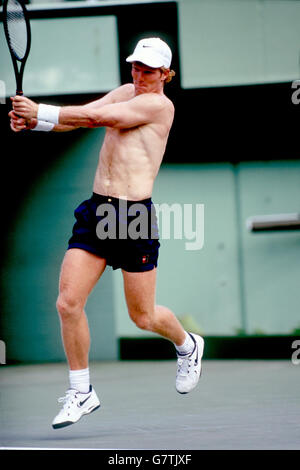 Tennis. ATP Lipton Tennis Championship. Jim Courier, USA Stock Photo