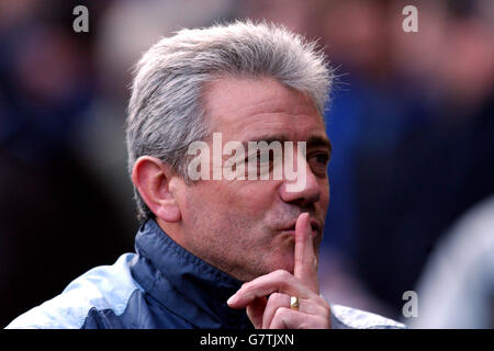 Soccer - FA Barclays Premiership - Manchester City v Manchester United - City of Manchester Stadium. Manchester City manager Kevin Keegan Stock Photo