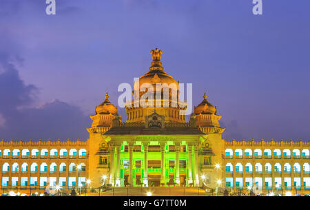 Vidhana Soudha the state legislature building, Bangalore, India Stock Photo