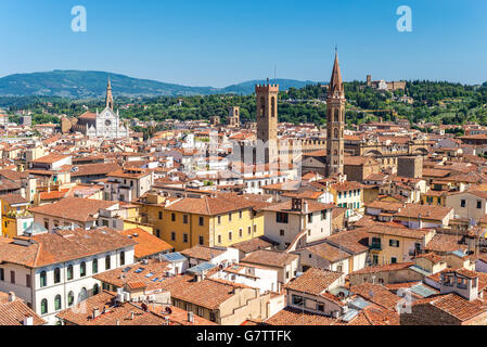 Florence city skyline, Italy Stock Photo