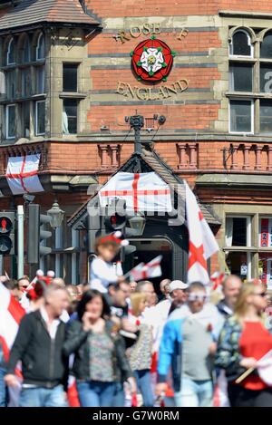 St George's Day celebrations Stock Photo