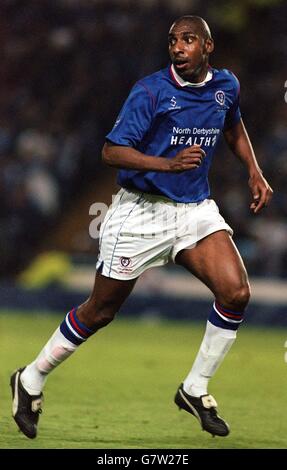 Soccer - Littlewoods FACup - Semi Final - Chesterfield v Middlesbrough. Andy Morris, Chesterfield Stock Photo