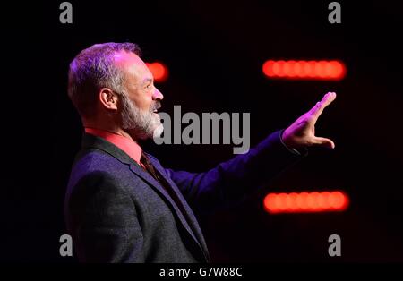 The Graham Norton Show - London. Graham Norton pictured during filming of The Graham Norton Show at the London Studios, in central London. Stock Photo