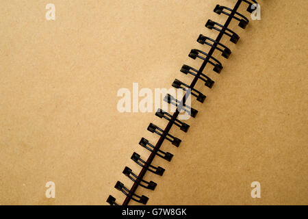 open spiral notebook Stock Photo