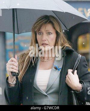 Unlawful Death Case - Jacob Wragg - Lewes Crown Court. Mary Wragg arrives. Stock Photo