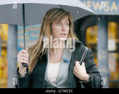 Mary Wragg arrives to continue giving her evidence in the trial of husband Andrew Wragg as he faces charges relating to the death of their son Jacob. Stock Photo