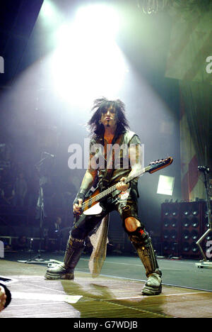 Nikki Sixx Motley Crue Performing Live At The Apollo Hammersmith London ...