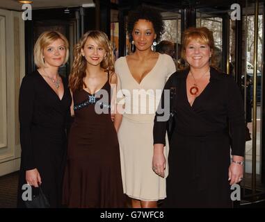 Coronation Street actresses, from left to right; Jane Danson, Samia Ghadie, Tupele Dorgu and Wendi Peters. Stock Photo