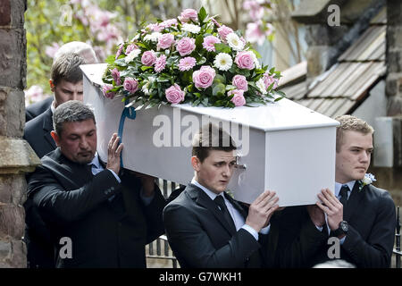 Becky Watts funeral Stock Photo - Alamy