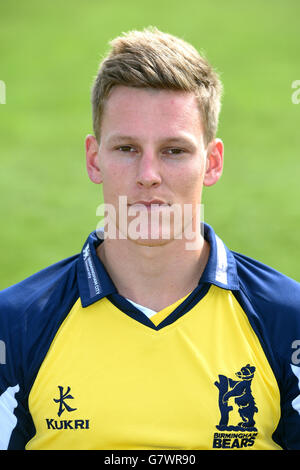 Cricket - Warwickshire CCC Media Day - Edgbaston. Tom Lewis, Birmingham Bears Stock Photo