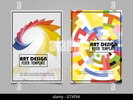 Book cover layout design.Abstract presentation background.Annual report Leaflet Brochure Flyer template A4 size design.Vector il Stock Vector