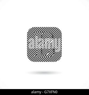 Creative B-letter icon abstract logo design vector template.B-alphabet symbol.Corporate business and education creative logotype Stock Vector