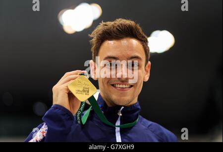 Diving - The FINA Diving World Series - Day Three - London Aquatics Centre Stock Photo