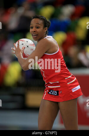 Netball - International Series - England v Trinidad and Tobago - Copper Box Arena Stock Photo