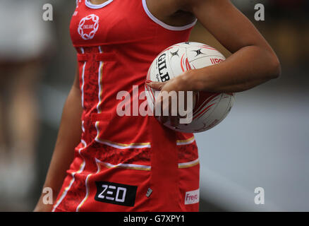 Netball - International Series - England v Trinidad and Tobago - Copper Box Arena Stock Photo