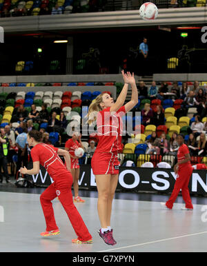 Netball - International Series - England v Trinidad and Tobago - Copper Box Arena Stock Photo