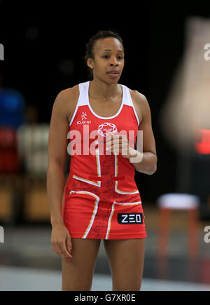 Netball - International Series - England v Trinidad and Tobago - Copper Box Arena Stock Photo