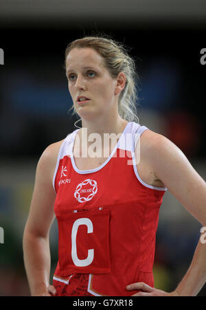 Netball - International Series - England v Trinidad and Tobago - Copper Box Arena Stock Photo