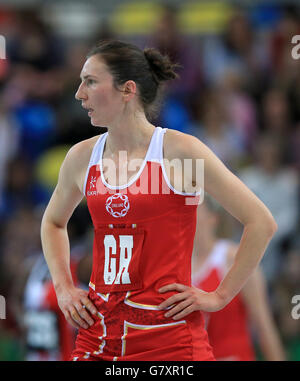 Netball - International Series - England v Trinidad and Tobago - Copper Box Arena Stock Photo