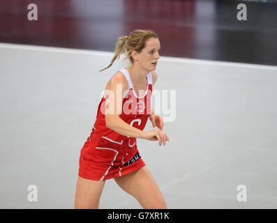 Netball - International Series - England v Trinidad and Tobago - Copper Box Arena Stock Photo