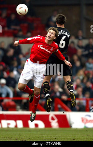 Soccer - Coca-Cola Football League Championship - Nottingham Forest v Wigan Athletic - City Ground Stock Photo